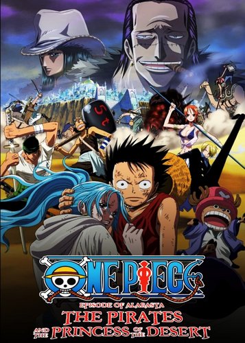 One Piece - 8. Film: Abenteuer in Alabasta - Die Wüstenprinzessin - Poster 2