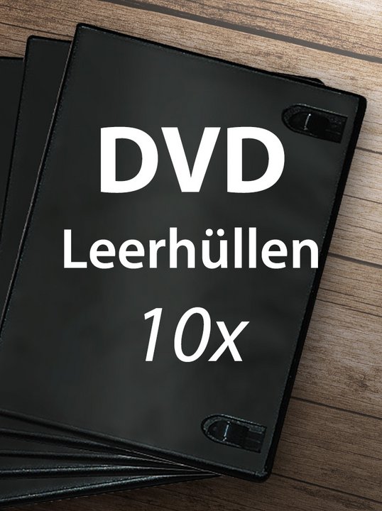 DVD Leerhüllen à 10 Stück, gebraucht