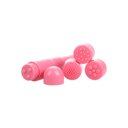 Power-Massager mit 4 Aufsätzen