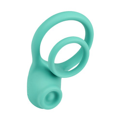 Penis- und Hodenring mit Klitorisreizer, 3,2-5,2 cm