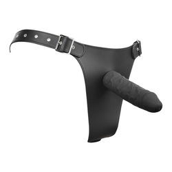 Strap-On-Slip mit Doppeldildo