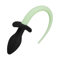 Silikon-Analplug mit Schwänzchen, 28 cm