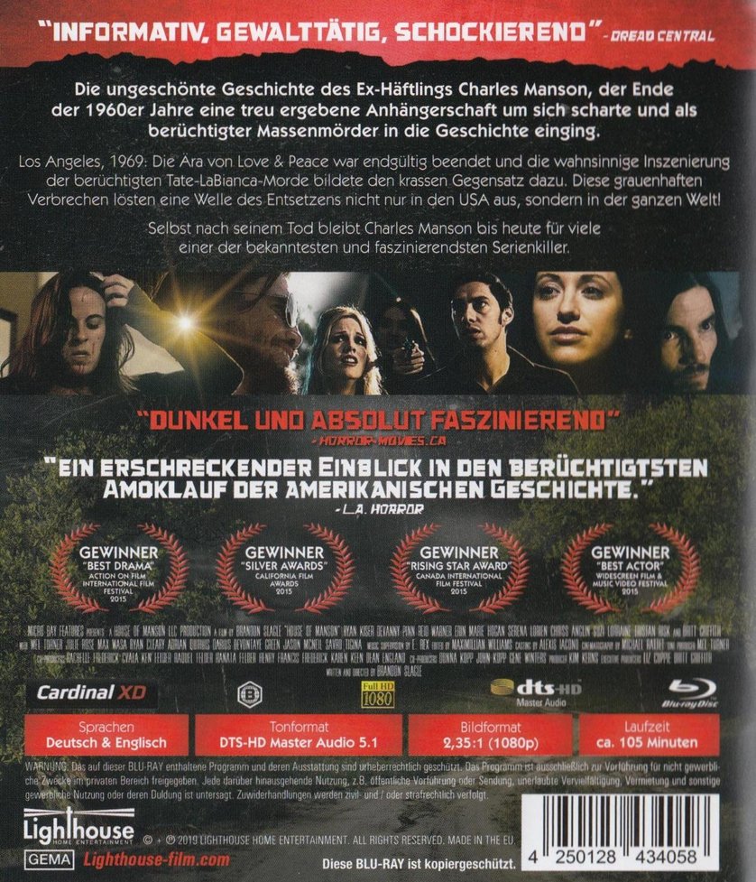 House of Manson DVD, Bluray oder VoD leihen VIDEOBUSTER.de
