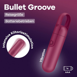 Satisfyer Bullet Groove - Batteriebetrieben, 10 cm