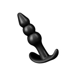 Analdildo mit Kugelstruktur, 9 cm