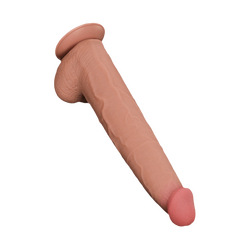 Sliding Skin Dildo, 34 cm