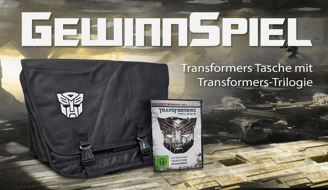 Gewinnspiel: TRANSFORMERS: Trendige Tasche und actionreiche Unterhaltung zu gewinnen!