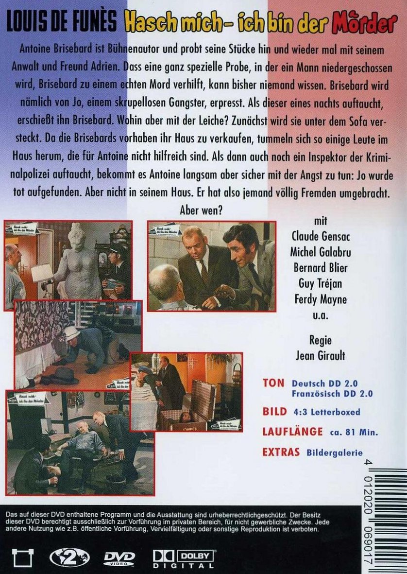 Hasch Mich Ich Bin Der Mörder Ganzer Film Deutsch Hasch mich - ich bin der Mörder: DVD oder Blu-ray leihen - VIDEOBUSTER.de