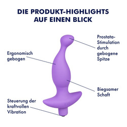 Silikon-Analvibrator, 15,5 cm