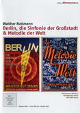 Berlin, die Sinfonie der Großstadt &amp; Melodie der Welt