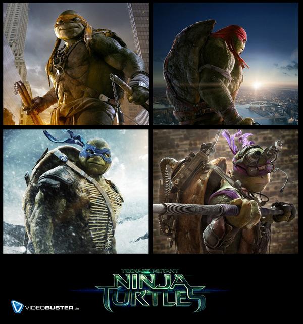 Die 'Teenage Mutant Ninja Turtles' 2014 © Paramount