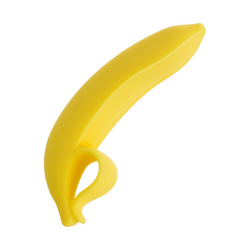 Silikondildo in Bananenform, 15,5 cm