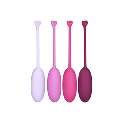 Liebeskugel-Set aus Silikon, 4 Teile, 30 - 115 g