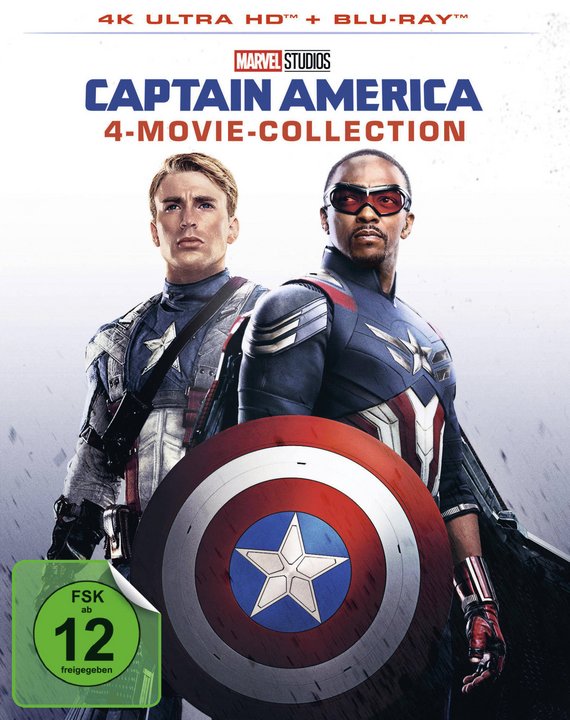Captain America - 4-Movie-Collection (4 4K Ultra HDs) (Blu-ray 4K Ultra HD)
