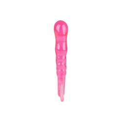 Schmaler Analdildo mit gewellter Struktur, 12 cm