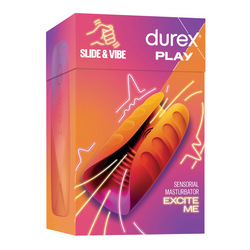Slide &amp; Vibe - Sensorial Masturbator, 13,2 cm