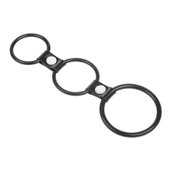 Dreifacher Penisring aus Gummi
