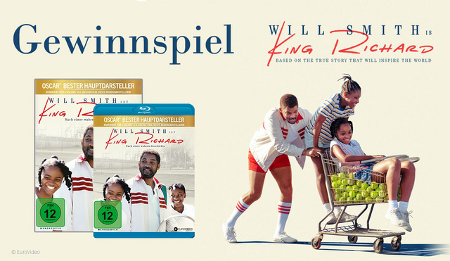 Gewinnspiel KING RICHARD: KING RICHARD für dein Heimkino: Mitmachen und gewinnen!