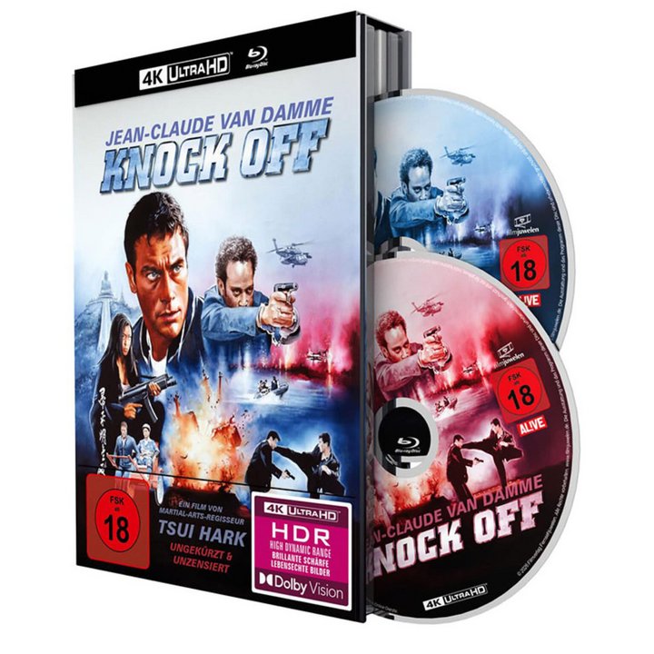 Knock Off - Der entscheidende Schlag - Mediabook - 2-Disc Limited Collector's Edition (4K Ultra HD) (Blu-ray 4K Ultra HD)