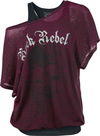 Rock Rebel by EMP When The Heart Rules The Mind T-Shirt rot schwarz powered by EMP (T-Shirt)