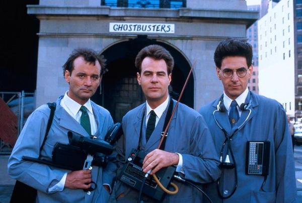 Venkman (Bill Murray), Stantz (Dan Aykroyd) und Spengler (Harold Ramis) als 'Ghostbusters - Die Geisterjäger' 1984 © Columbia Tristar