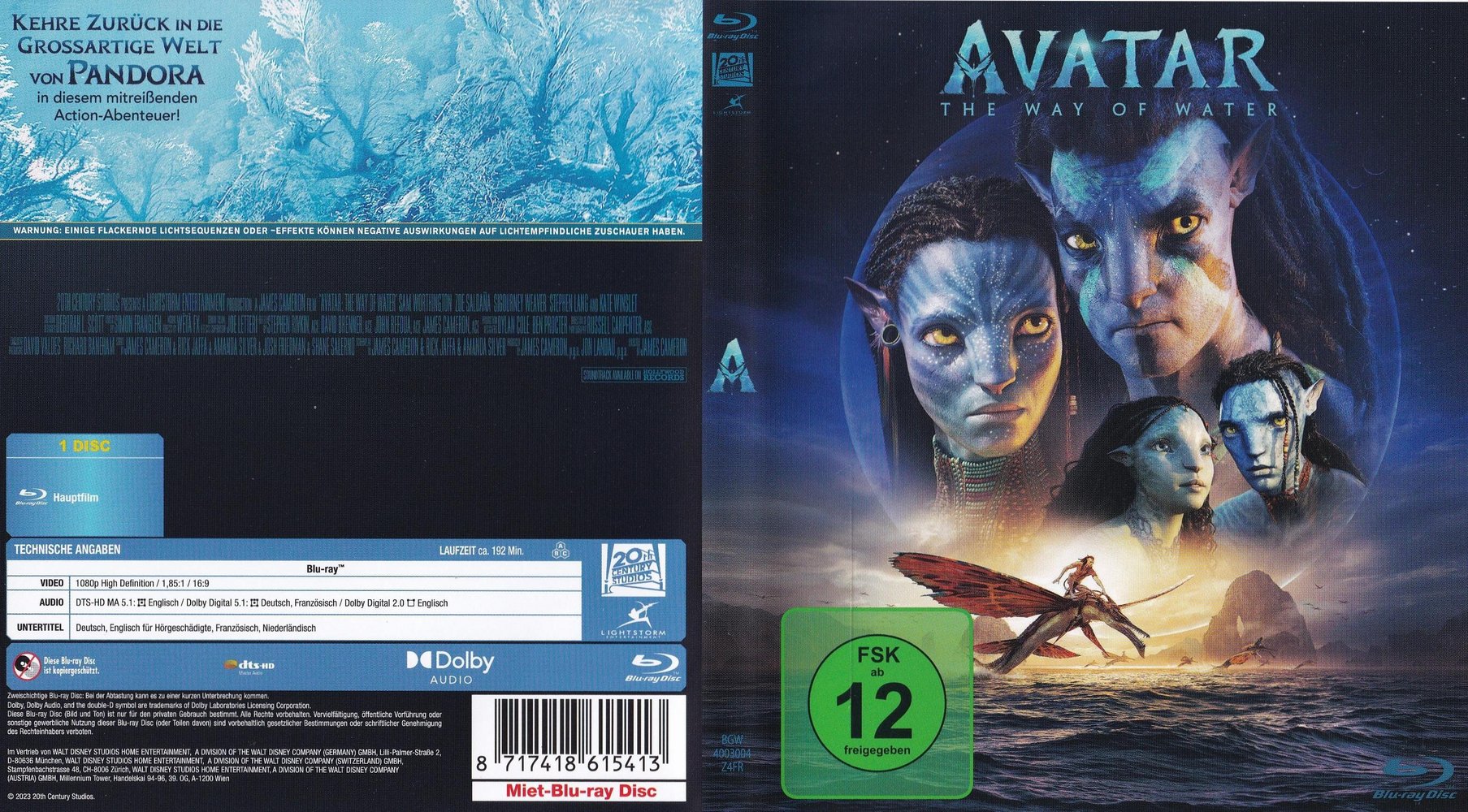 Avatar 2 Blu Ray 3d Kaufen