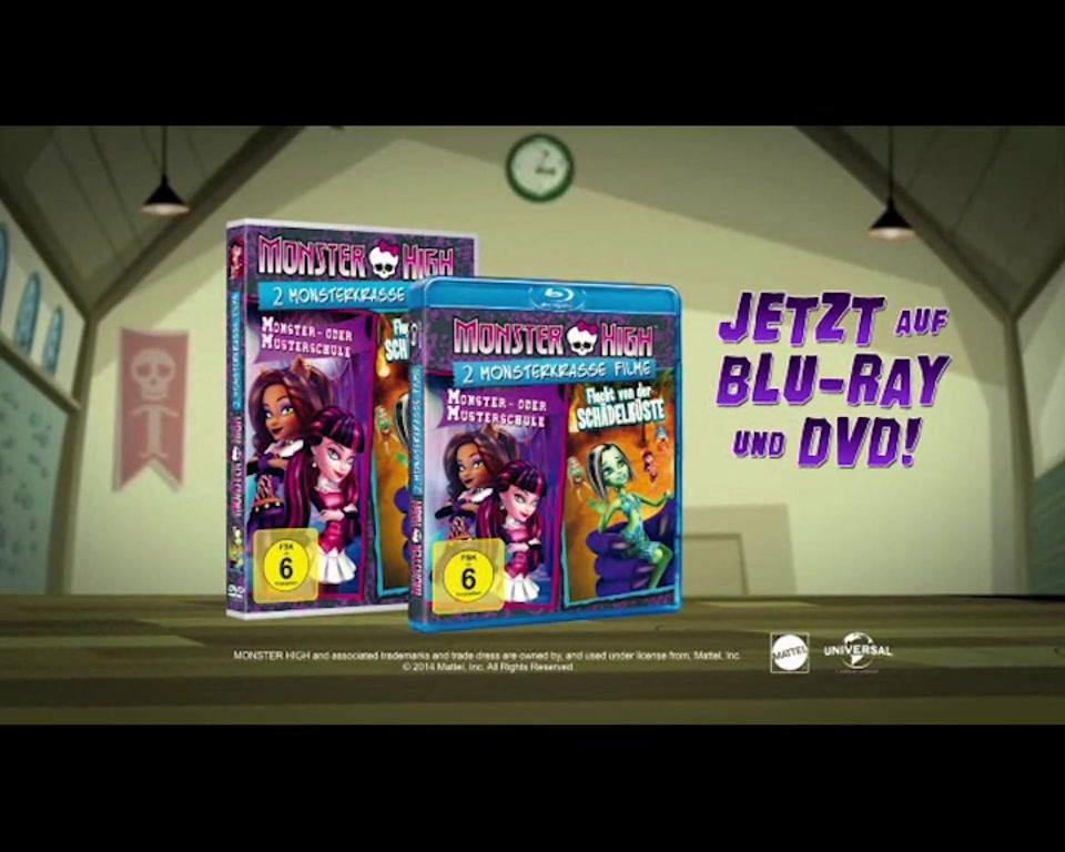 Monster High - Monster- oder Musterschule & Flucht von der Schädelküste - Trailer - Deutsch - HD