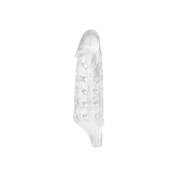 Clear Realistic Cock Enhancer, 22,5 cm