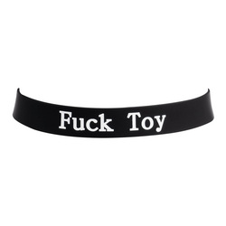 Halsband mit Aufschrift FUCK TOY