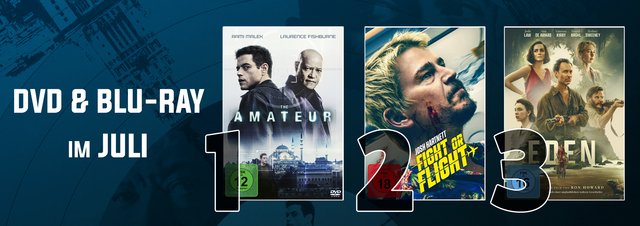 DVD & Blu-ray Charts Juli 2025: Eure Juli-Charts: Schmerzfrei und auf Rache aus