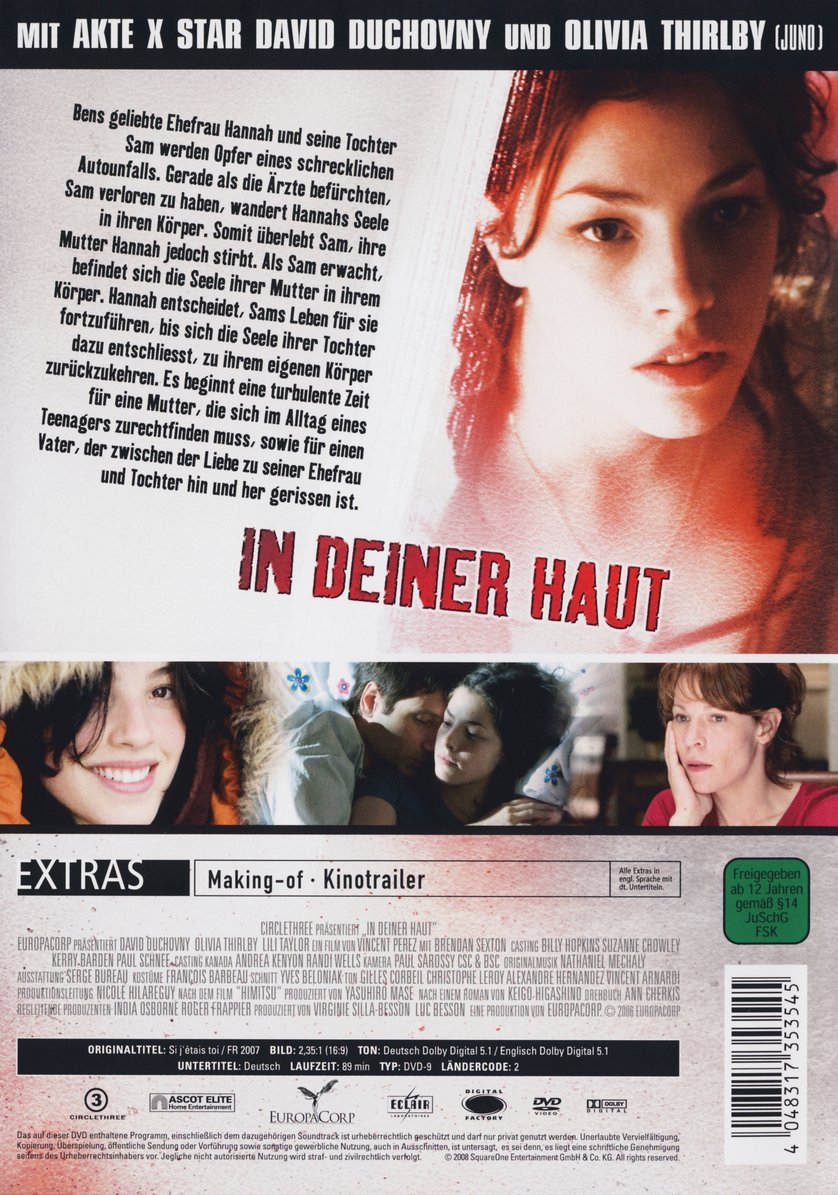In deiner Haut DVD, Bluray oder VoD leihen VIDEOBUSTER.de