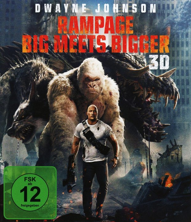 Rampage (Blu-ray 3D), gebraucht, ohne Cover