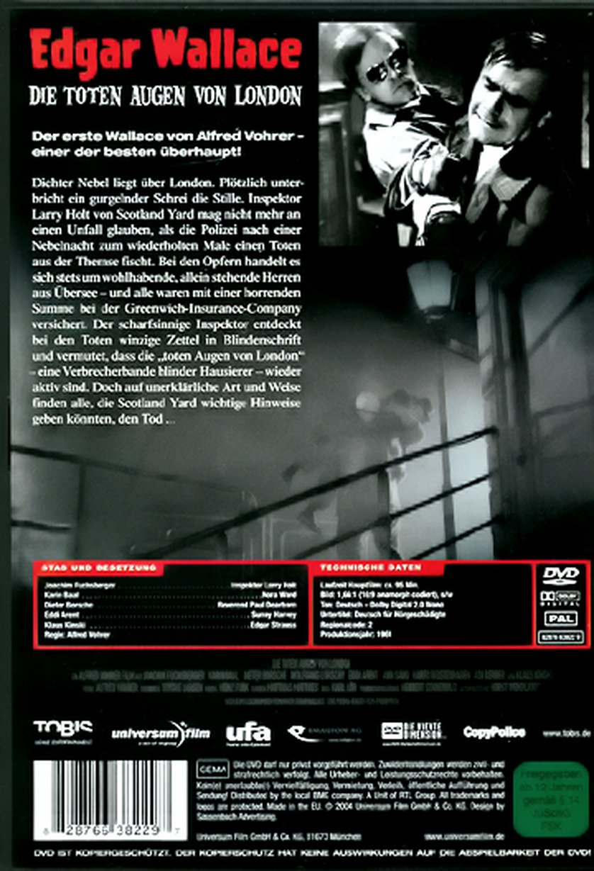 Die toten Augen von London: DVD oder Blu-ray leihen - VIDEOBUSTER.de