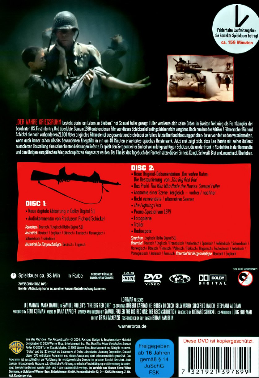 The Big Red One: DVD oder Blu-ray leihen - VIDEOBUSTER.de