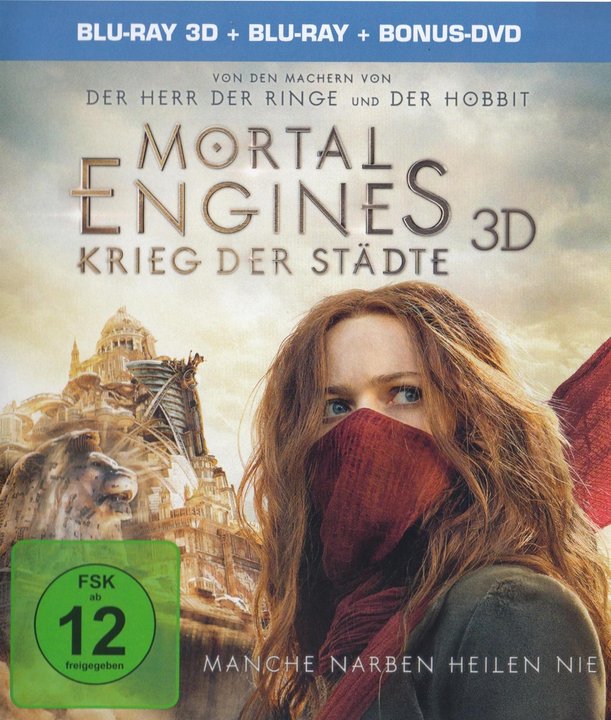 Mortal Engines - Krieg der Städte (Blu-ray 3D), gebraucht, ohne Cover