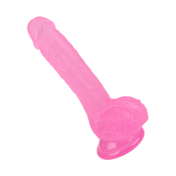 Naturdildo mit Saugfuß, 18 cm
