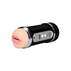 Masturbator mit Audiofunktion, wiederaufladb., 20 cm