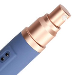 Travel Vibrator with Lube Compartment and Pump, 18,6 cm