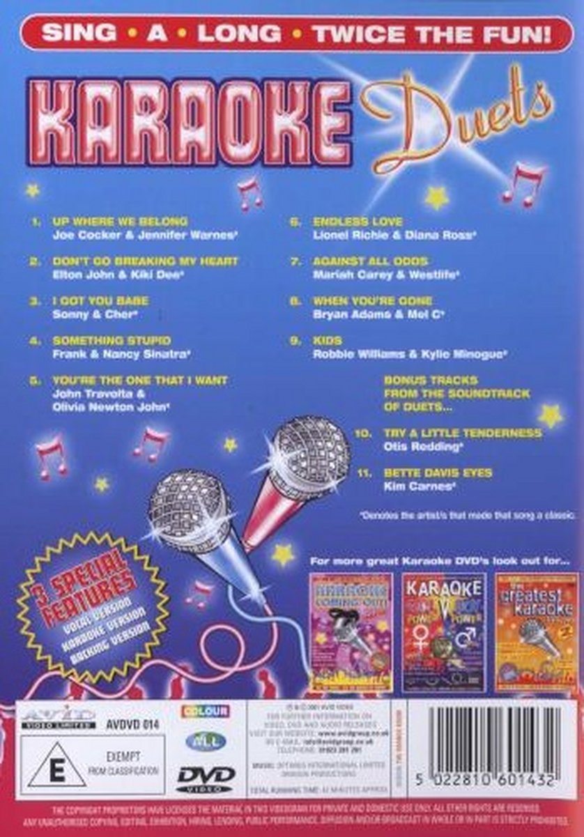 Karaoke Duets DVD oder Bluray leihen VIDEOBUSTER.de