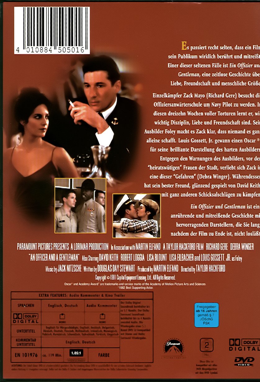 Ein Offizier und Gentleman DVD oder Bluray leihen VIDEOBUSTER.de