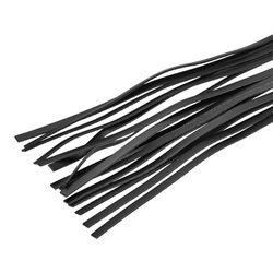 Latexdildo mit 15 Leder riemen, 13 cm