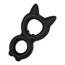 Bondage Play - Silikon-Kitty-Ring in 8er-Form, 2 cm
