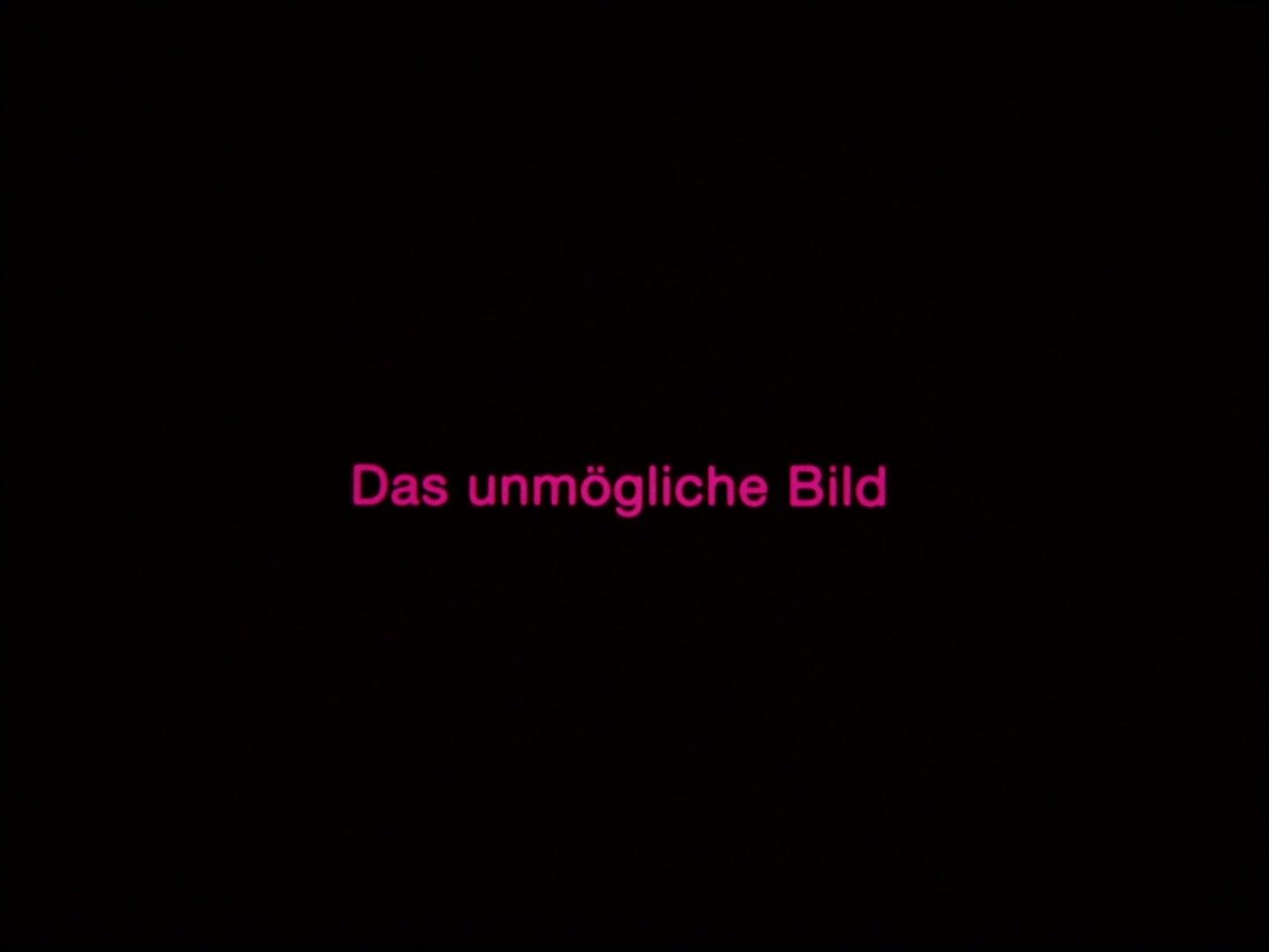 Das unmögliche Bild - Trailer - Deutsch