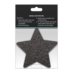 Pretty Pasties - Glitter Stars, 2 Paar