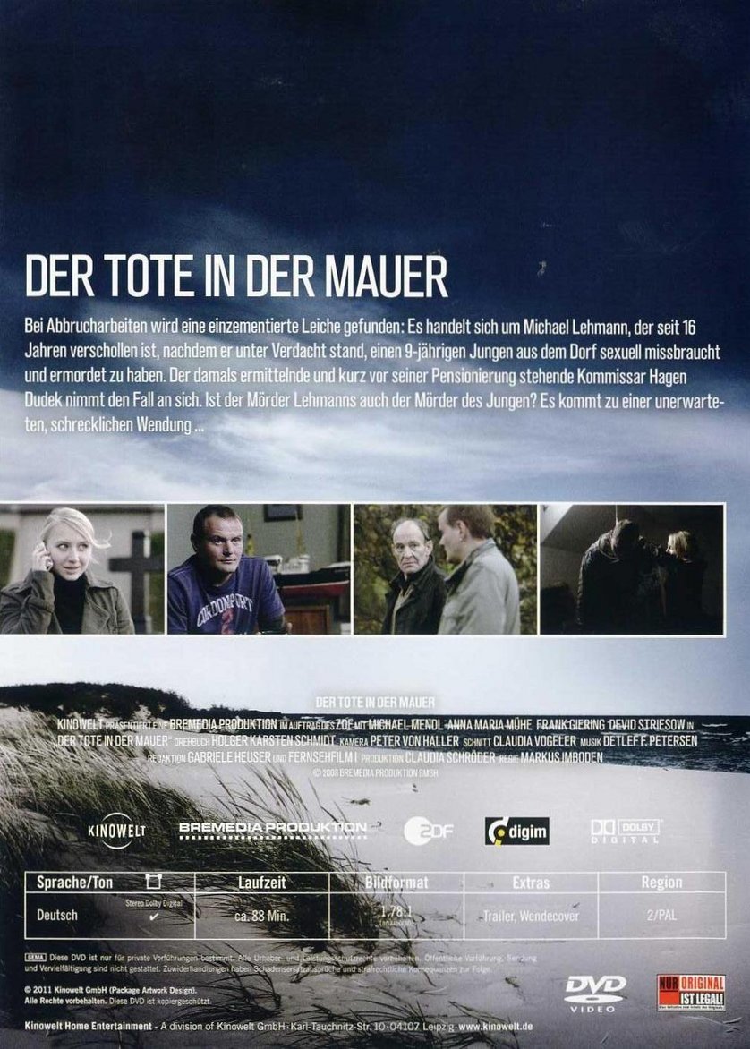 Der Tote in der Mauer DVD oder Bluray leihen VIDEOBUSTER.de