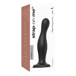 Dildo Plug Curvy, - Größe L, 16,5 cm