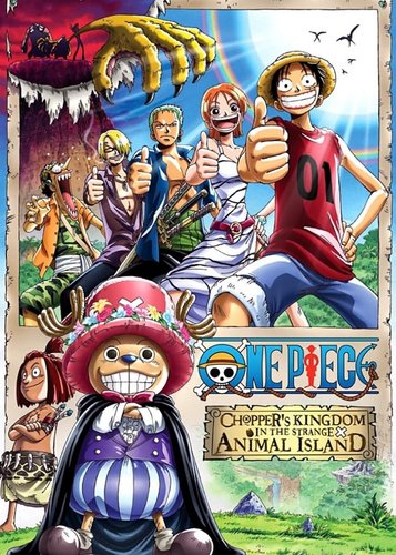 One Piece - 3. Film: Chopper auf der Insel der seltsamen Tiere - Poster 2