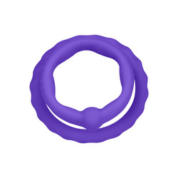 Penis- und Hodenring aus Silikon, 3,2   6,2 cm