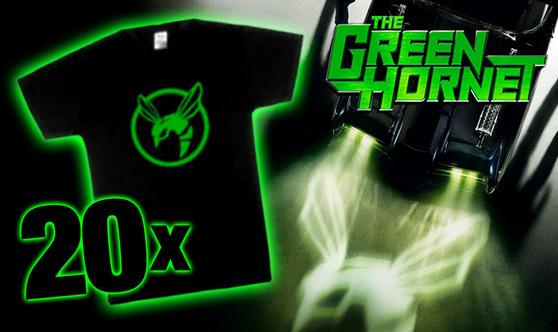 Green Hornet Gewinnspiel: Die Grüne Hornisse sticht zu: Super Shirts zum Superhelden!