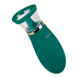 Zungenvibrator mit Saugfunktion, 17 cm